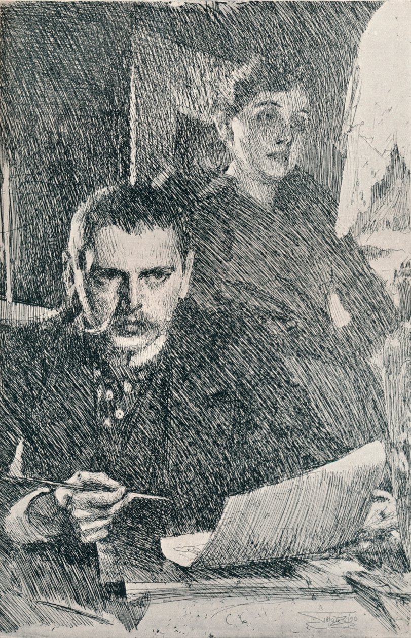 Bay ve Bayan Zorn, 1890. 1898 by Anders Leonard Zorn
