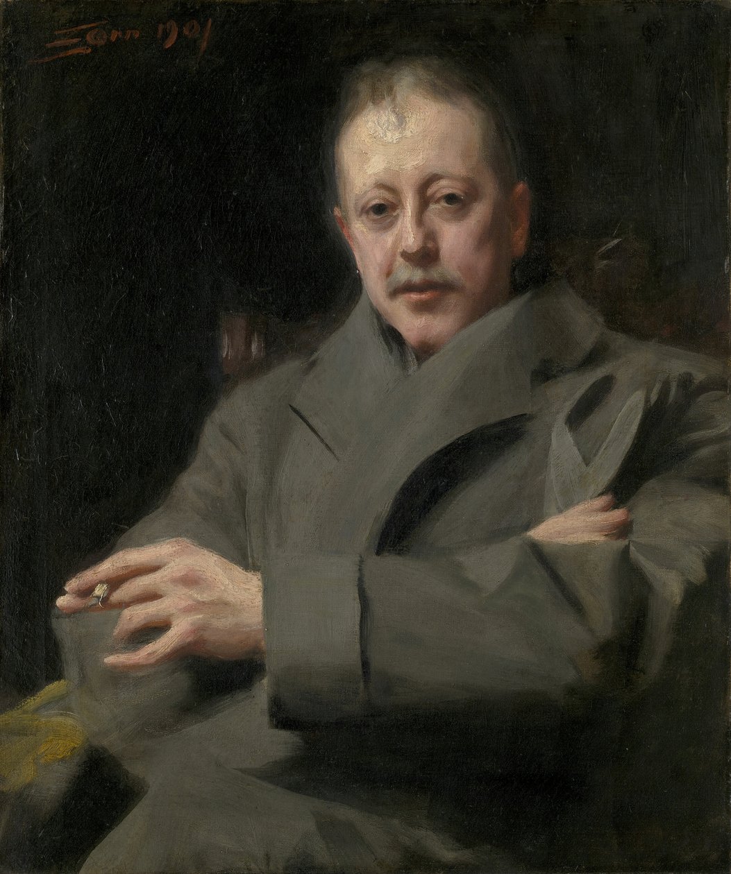 Bir Adamın Portre Çalışması, 1901. by Anders Leonard Zorn