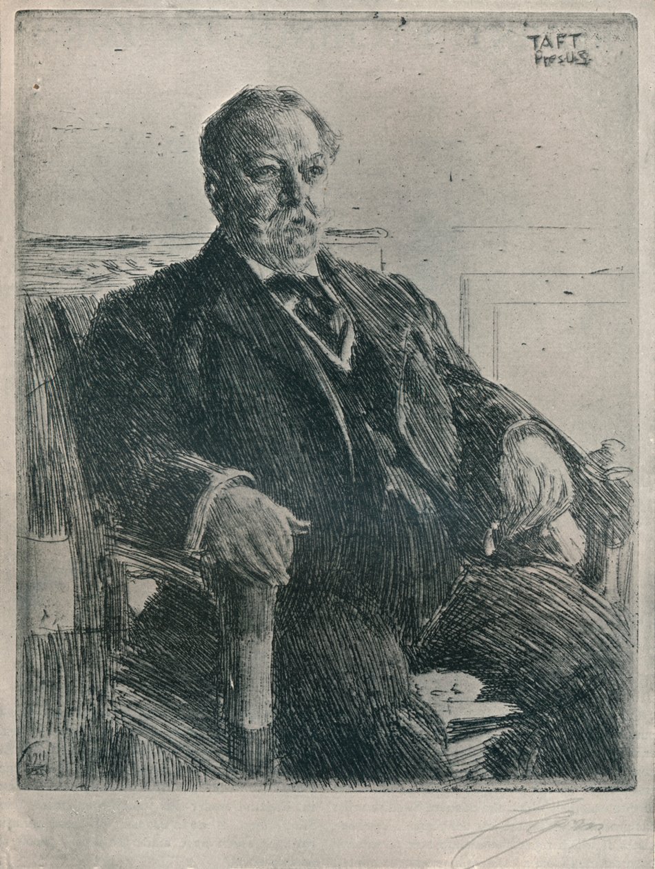Başkan Taft, 1911 by Anders Leonard Zorn