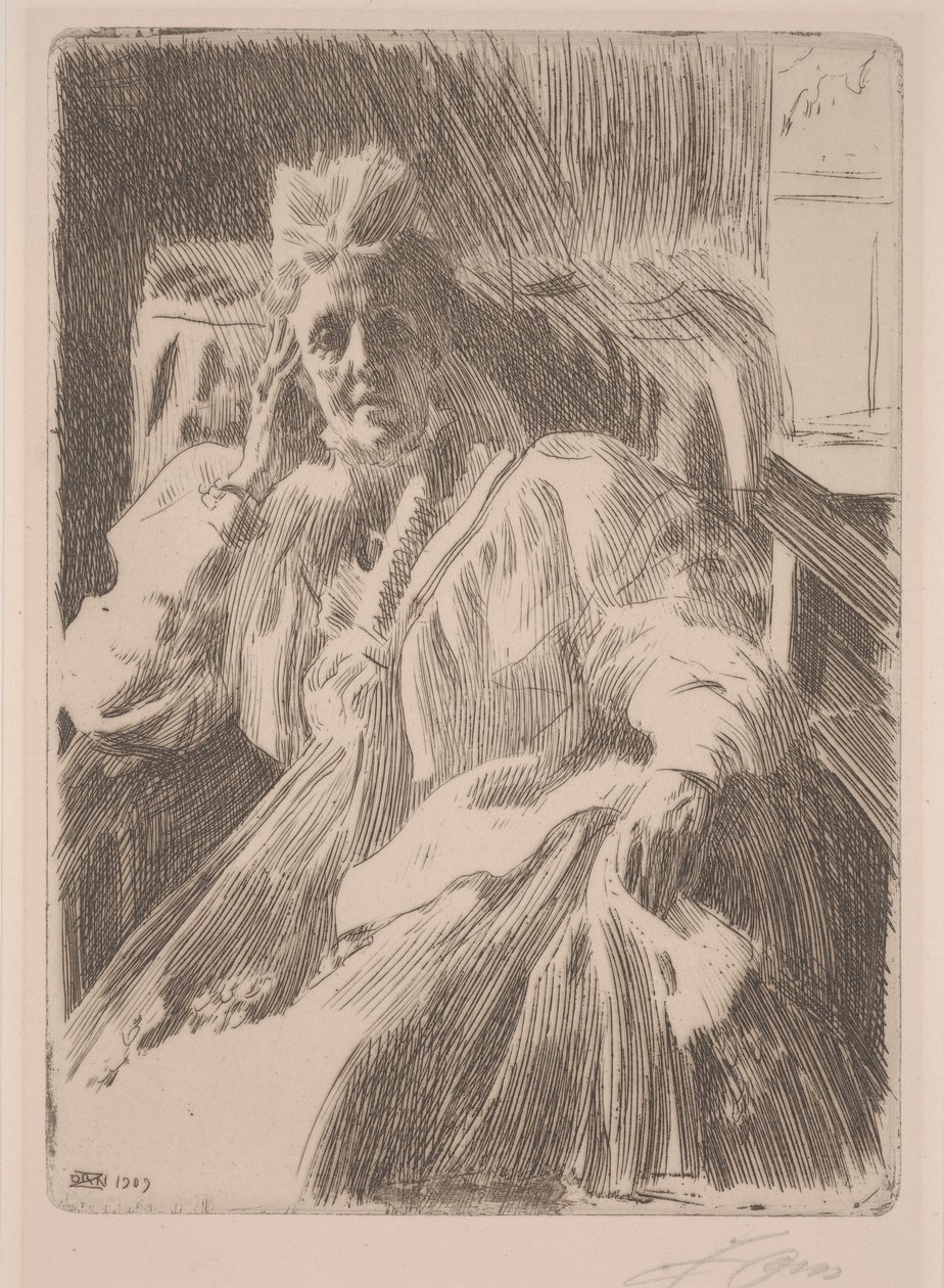 İsveç Kraliçesi Sophia by Anders Leonard Zorn