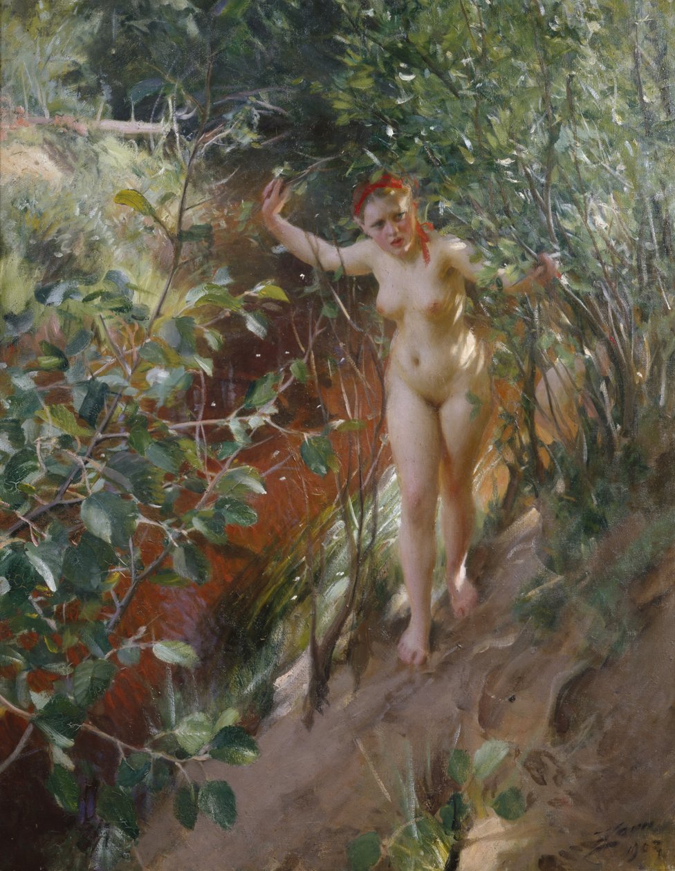Kırmızı kum by Anders Leonard Zorn