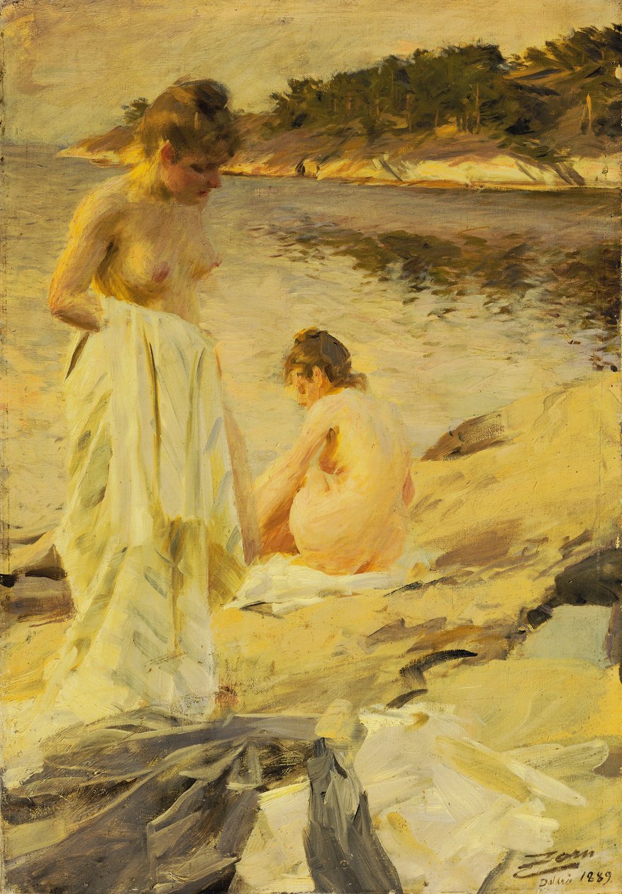 Yıkananlar, 1889 by Anders Leonard Zorn