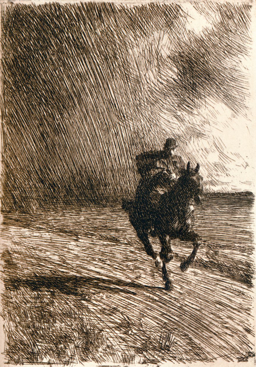Fırtına, 1891 by Anders Leonard Zorn