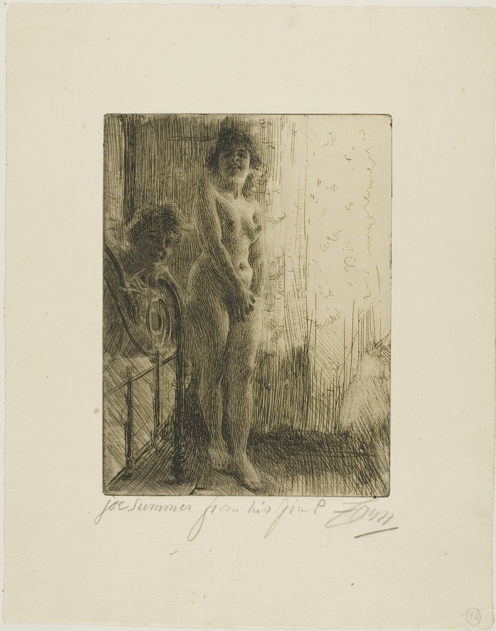 Karanlık Bir Köşe by Anders Leonard Zorn