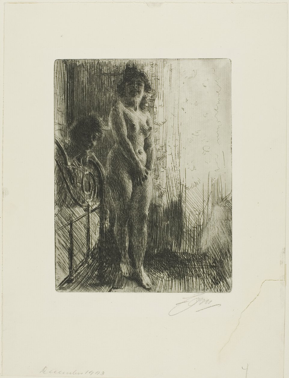 Karanlık Bir Köşe by Anders Leonard Zorn
