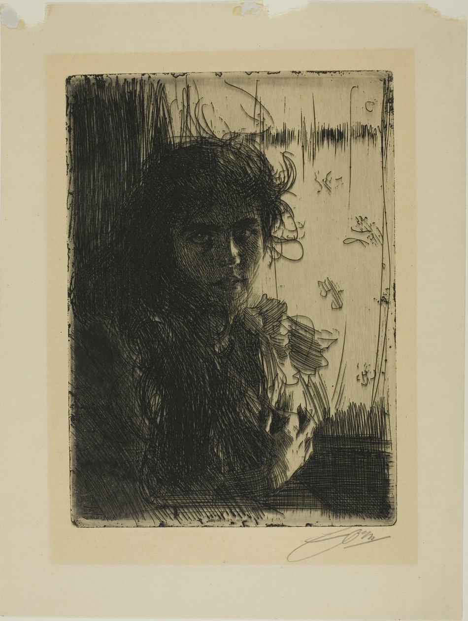 İrlandalı Kız veya Annie by Anders Leonard Zorn