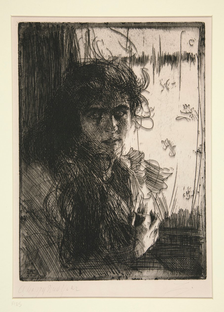 İrlandalı Kız veya Annie by Anders Leonard Zorn