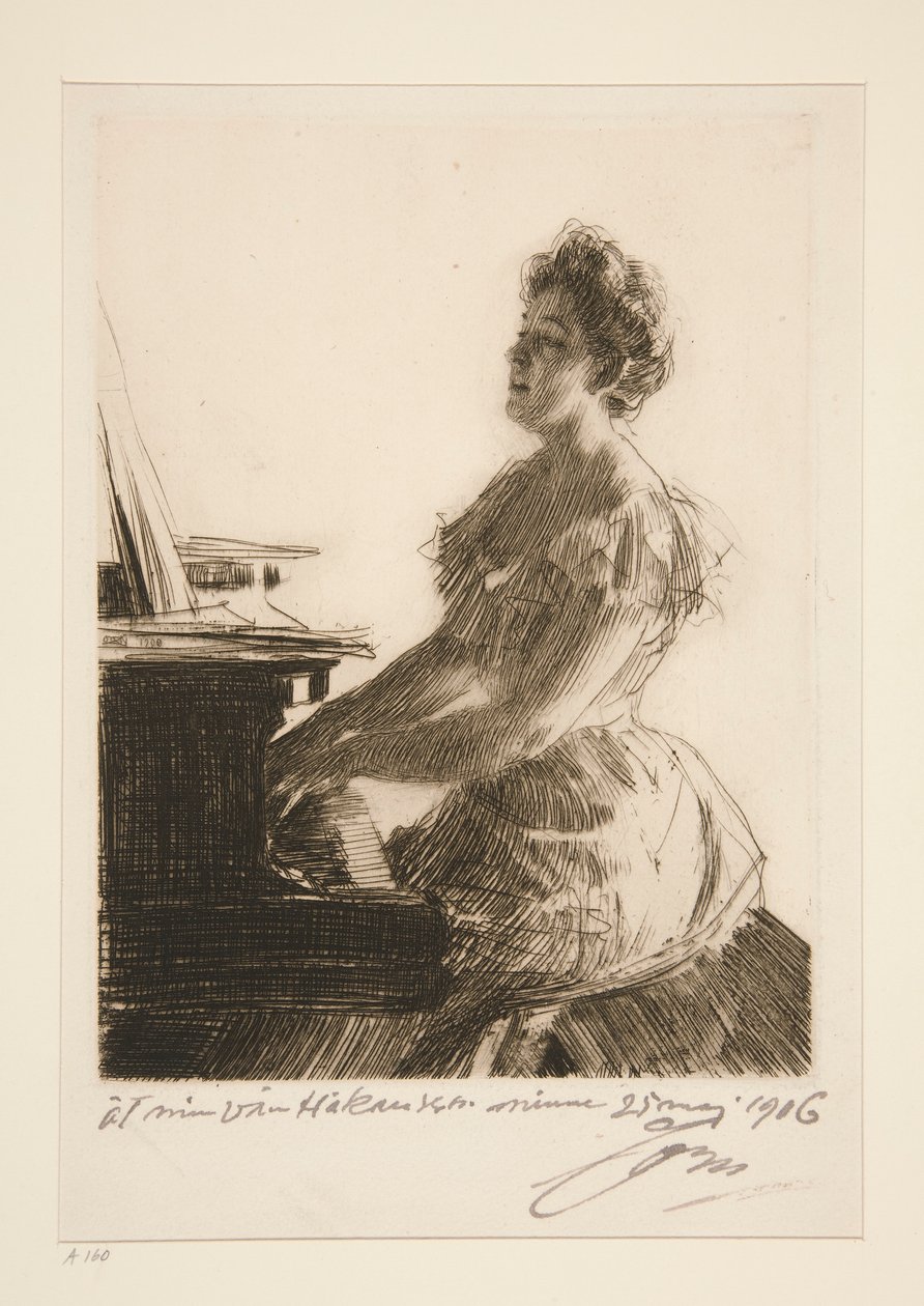 Piyanoda by Anders Leonard Zorn