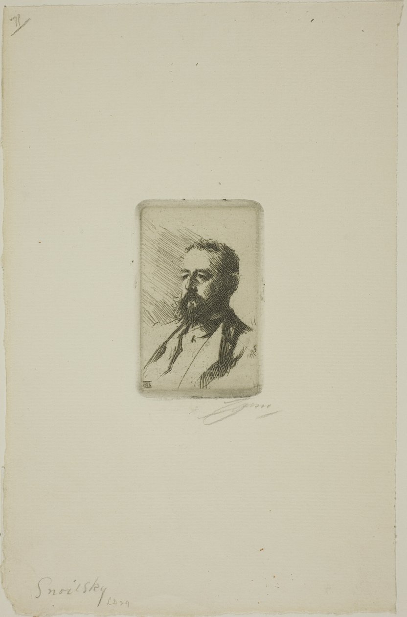 carl snoilsky by Anders Leonard Zorn