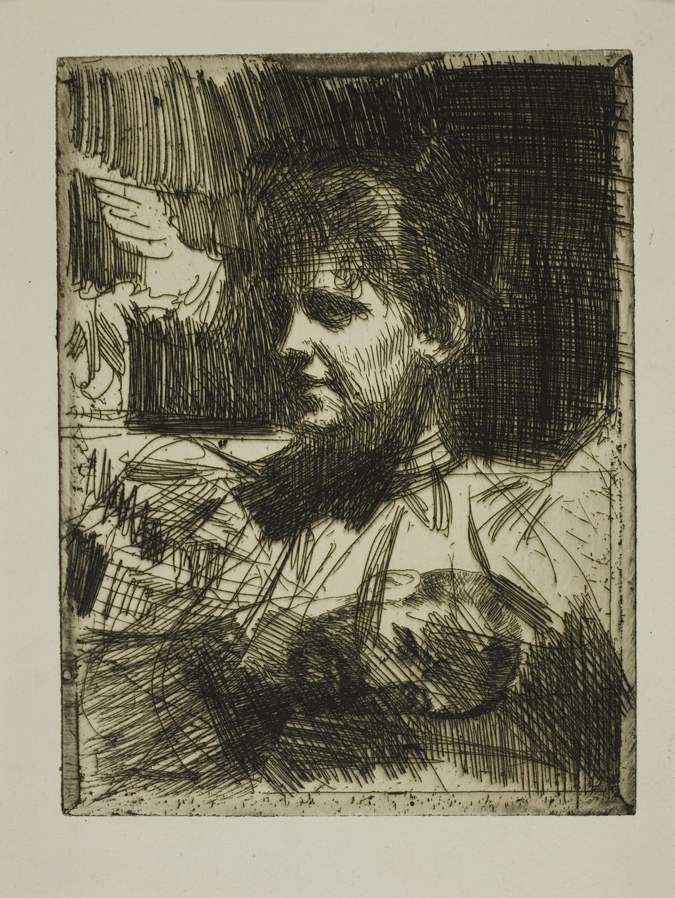 Gerda Hagborg I ("Lütfen İçin") by Anders Leonard Zorn