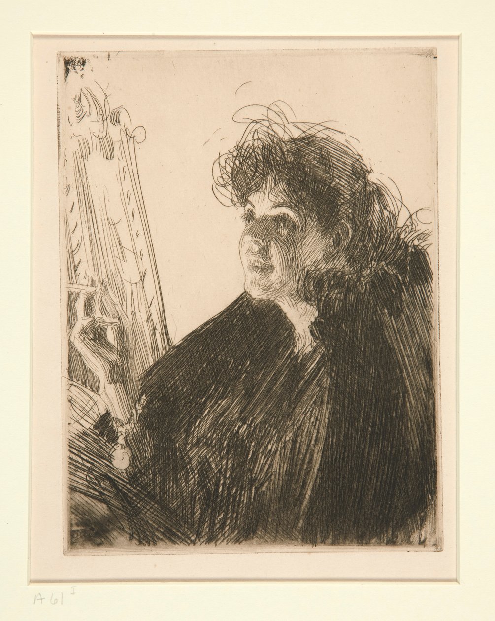 Sigara Ile Kız by Anders Leonard Zorn
