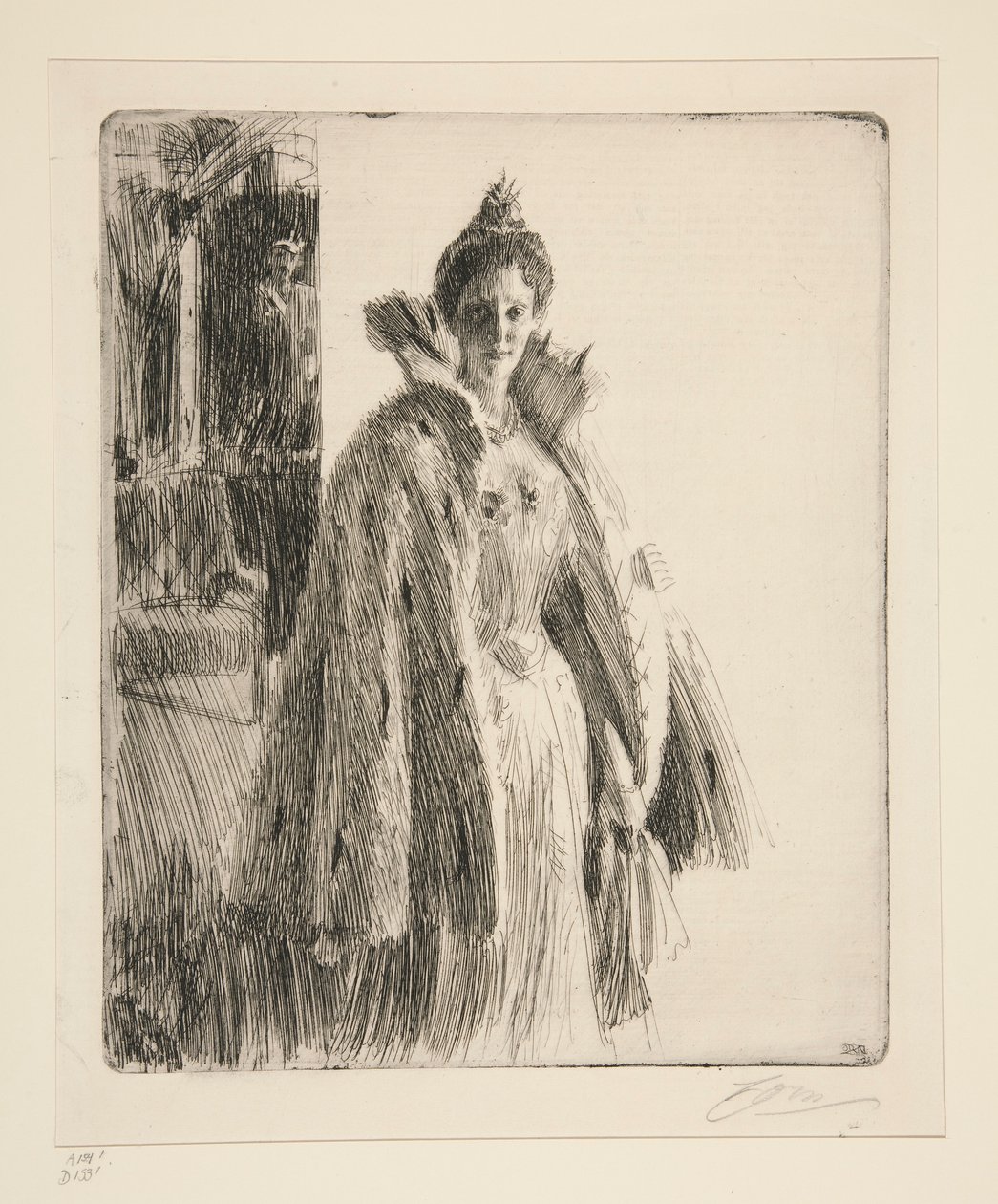 SAİK İsveç Prensesi Ingeborg II by Anders Leonard Zorn