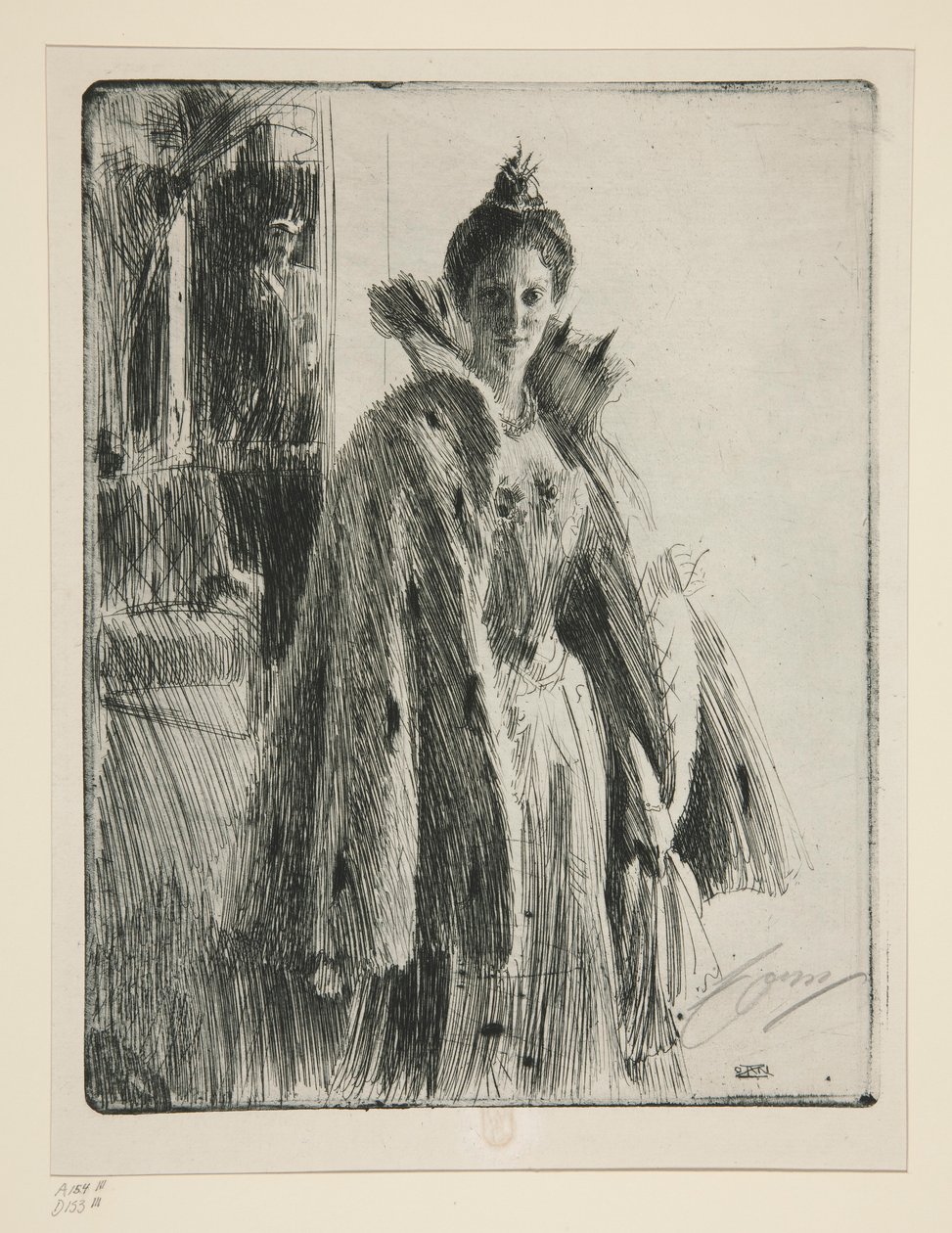 H.R.H. İsveç Prensesi Ingeborg II by Anders Leonard Zorn