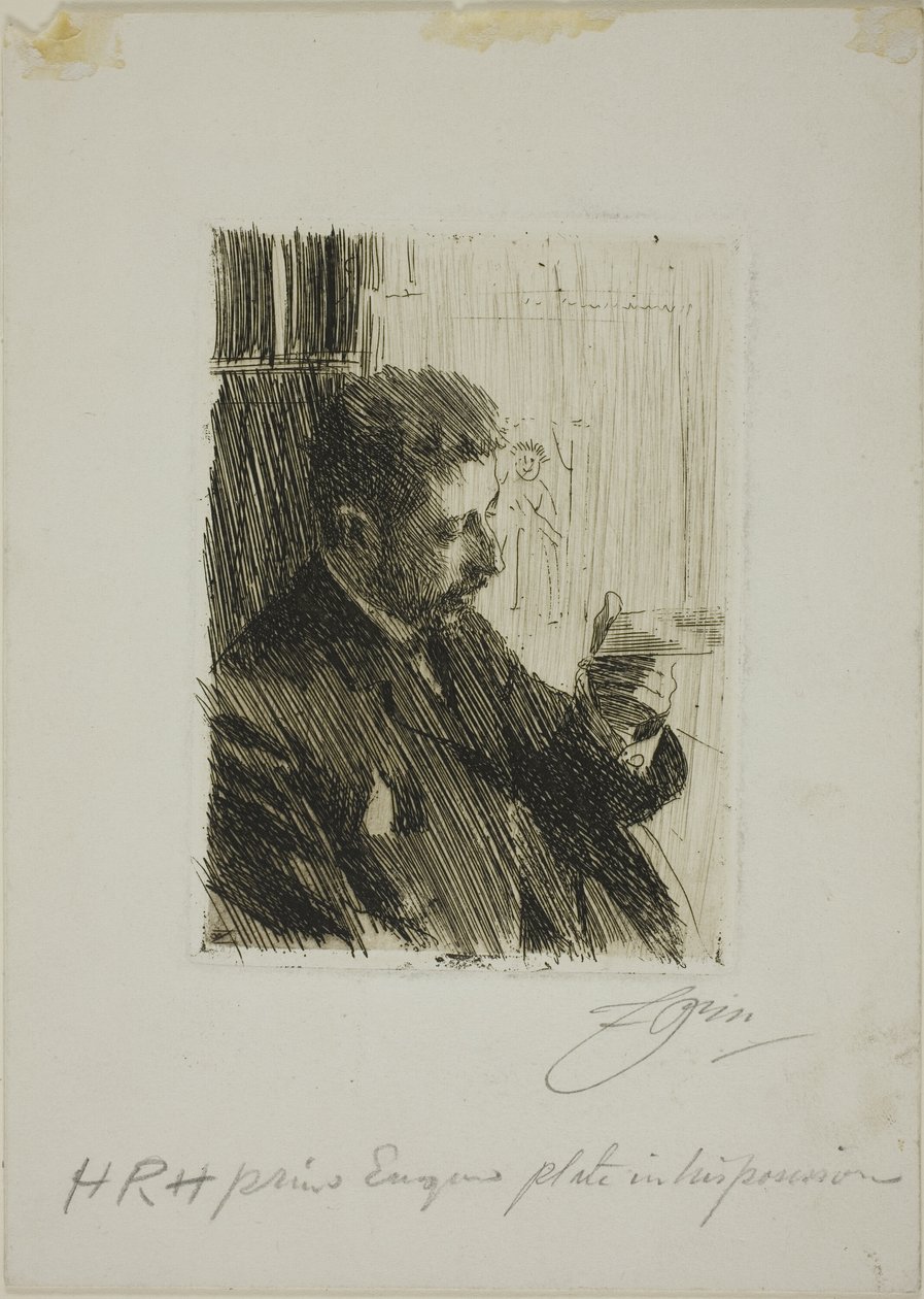 H. R. H. İsveç Prensi Eugen by Anders Leonard Zorn