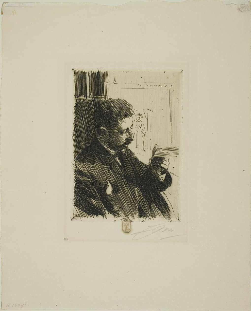 H. R. H. İsveç Prensi Eugen by Anders Leonard Zorn