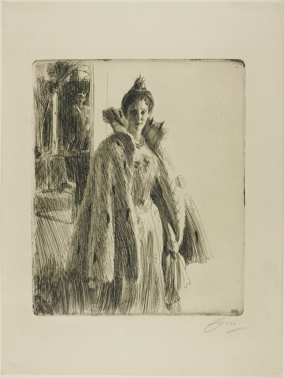 İsveç II H. R. H. Prenses Ingeborg by Anders Leonard Zorn
