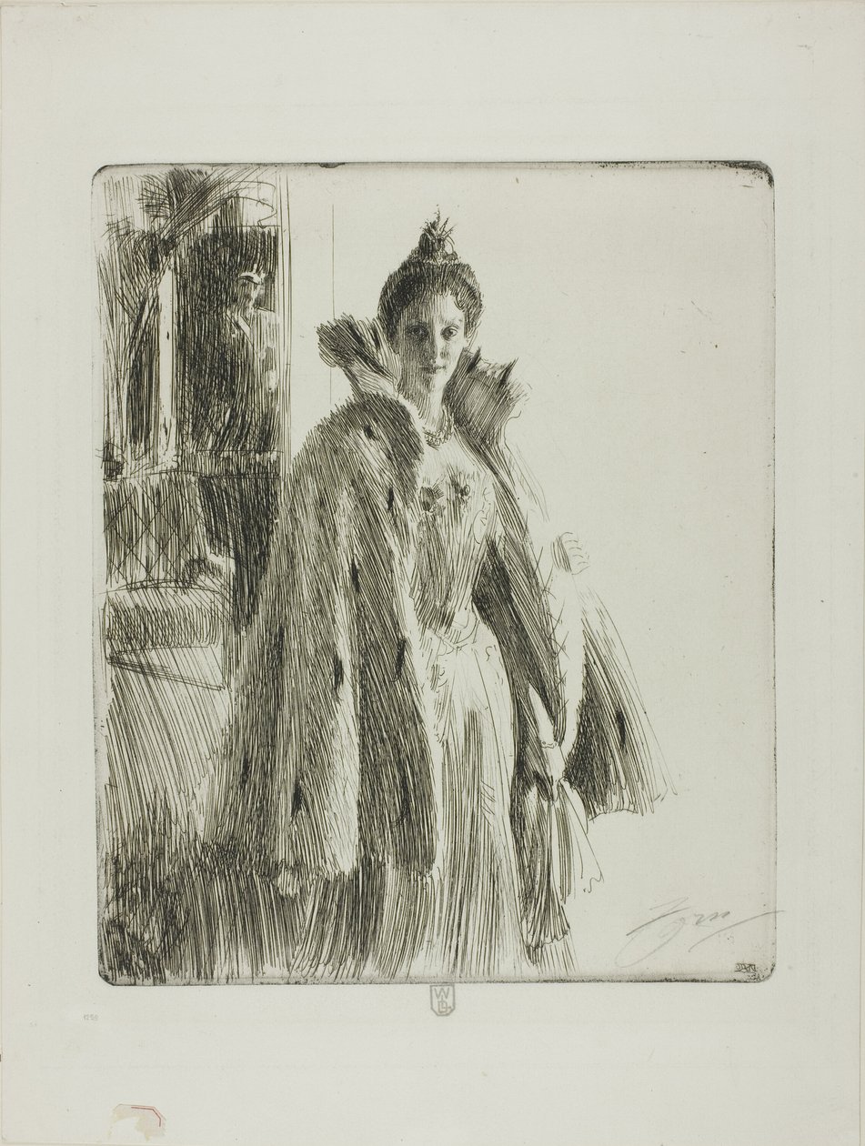 İsveç II H. R. H. Prenses Ingeborg by Anders Leonard Zorn