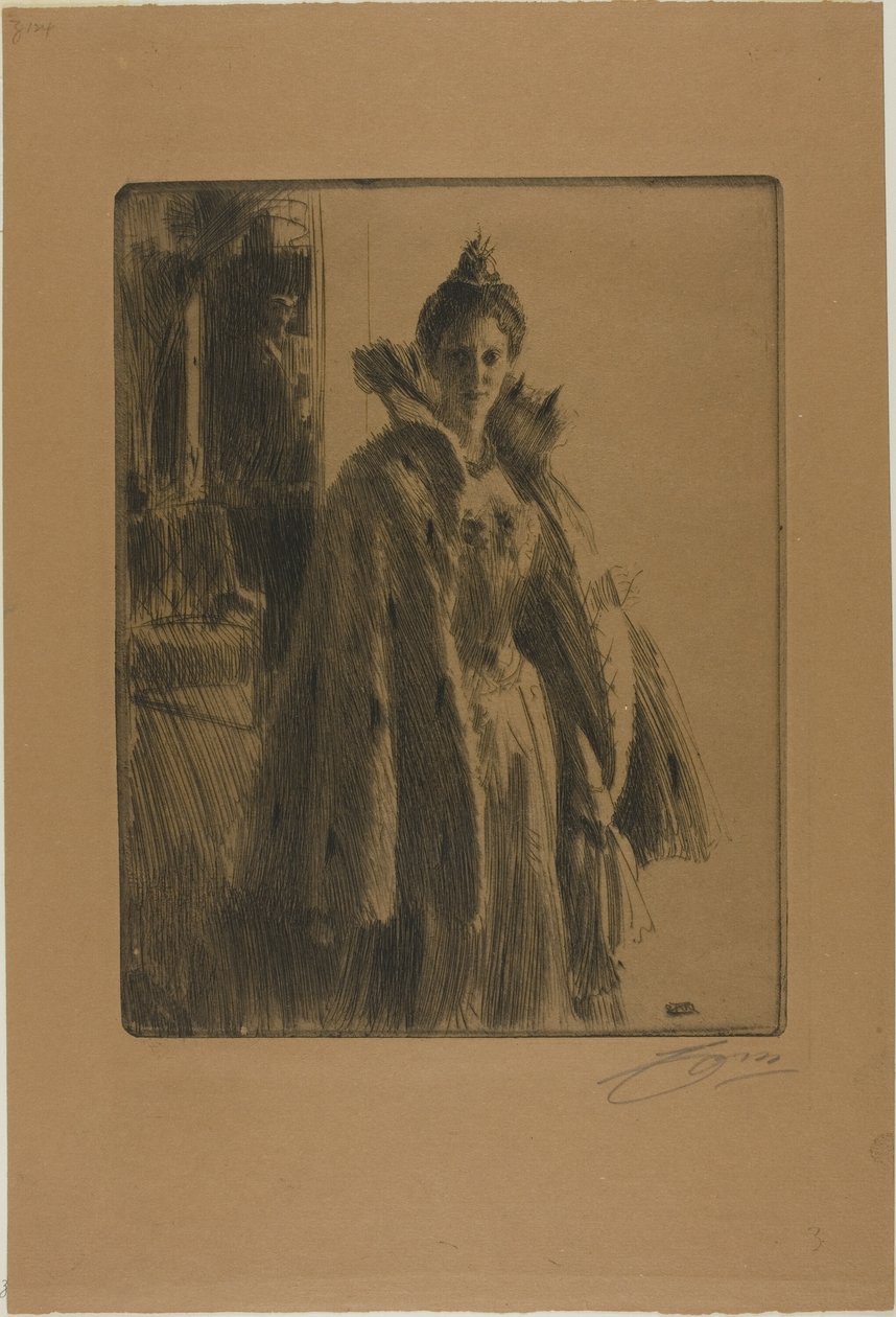 SAİK İsveç Prensesi Ingeborg II by Anders Leonard Zorn