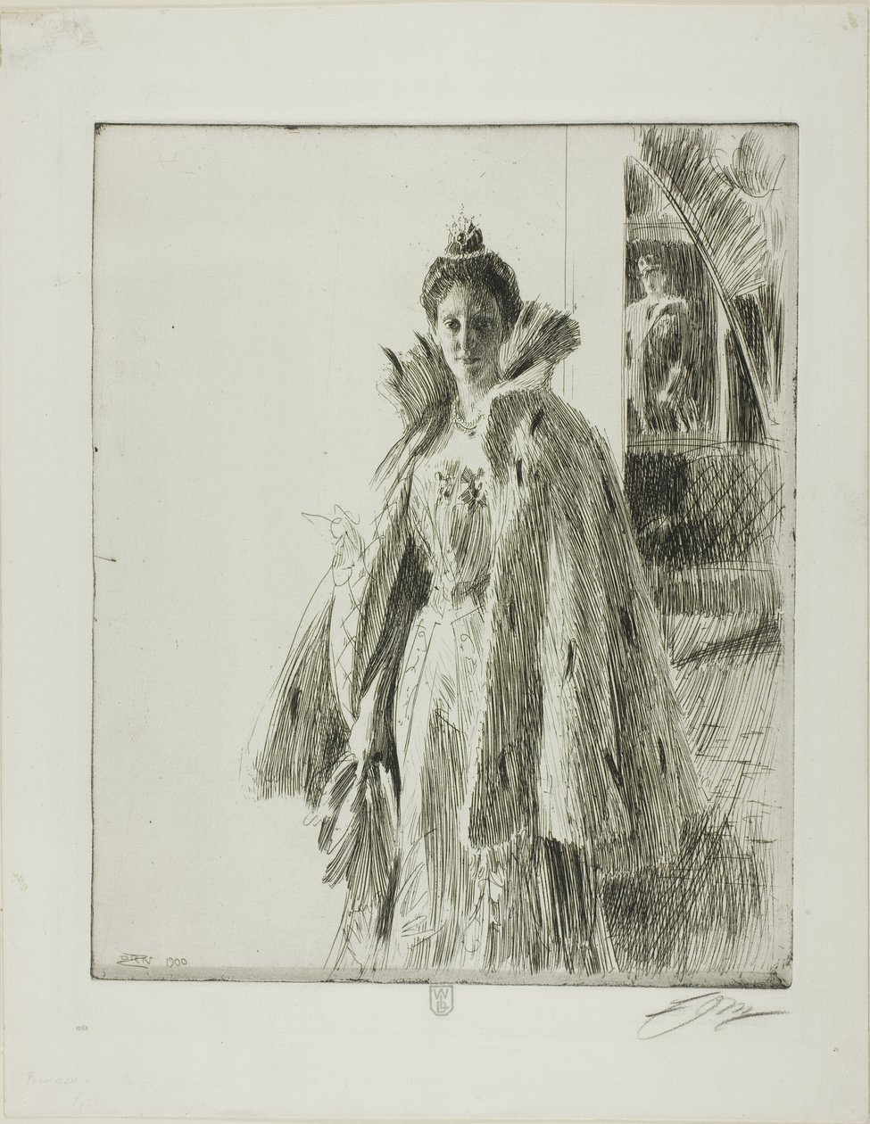 H. R. H. İsveç Prensesi Ingeborg I by Anders Leonard Zorn