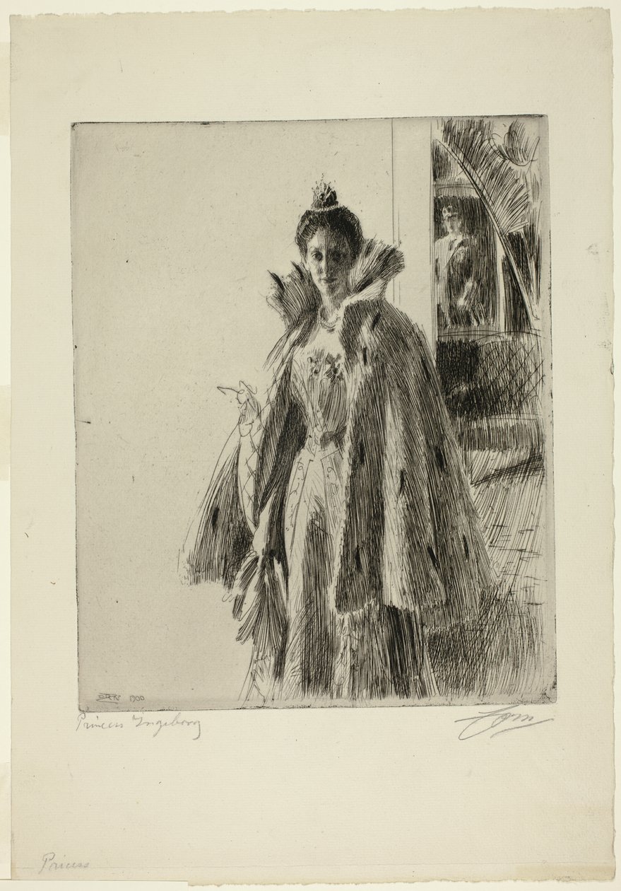 H. R. H. İsveç Prensesi Ingeborg I by Anders Leonard Zorn