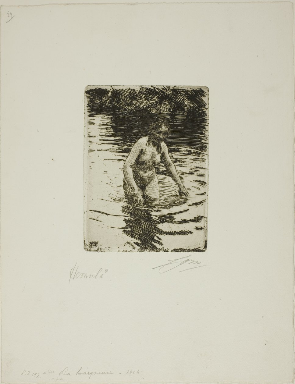 Hemulå II by Anders Leonard Zorn
