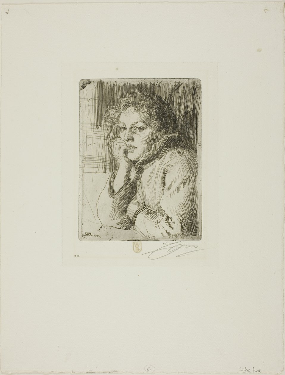 Kesti, bir Mora Köylü by Anders Leonard Zorn