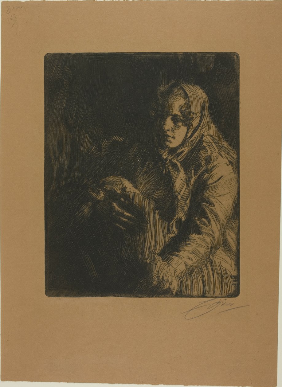 Madonna (Bir Anne) by Anders Leonard Zorn