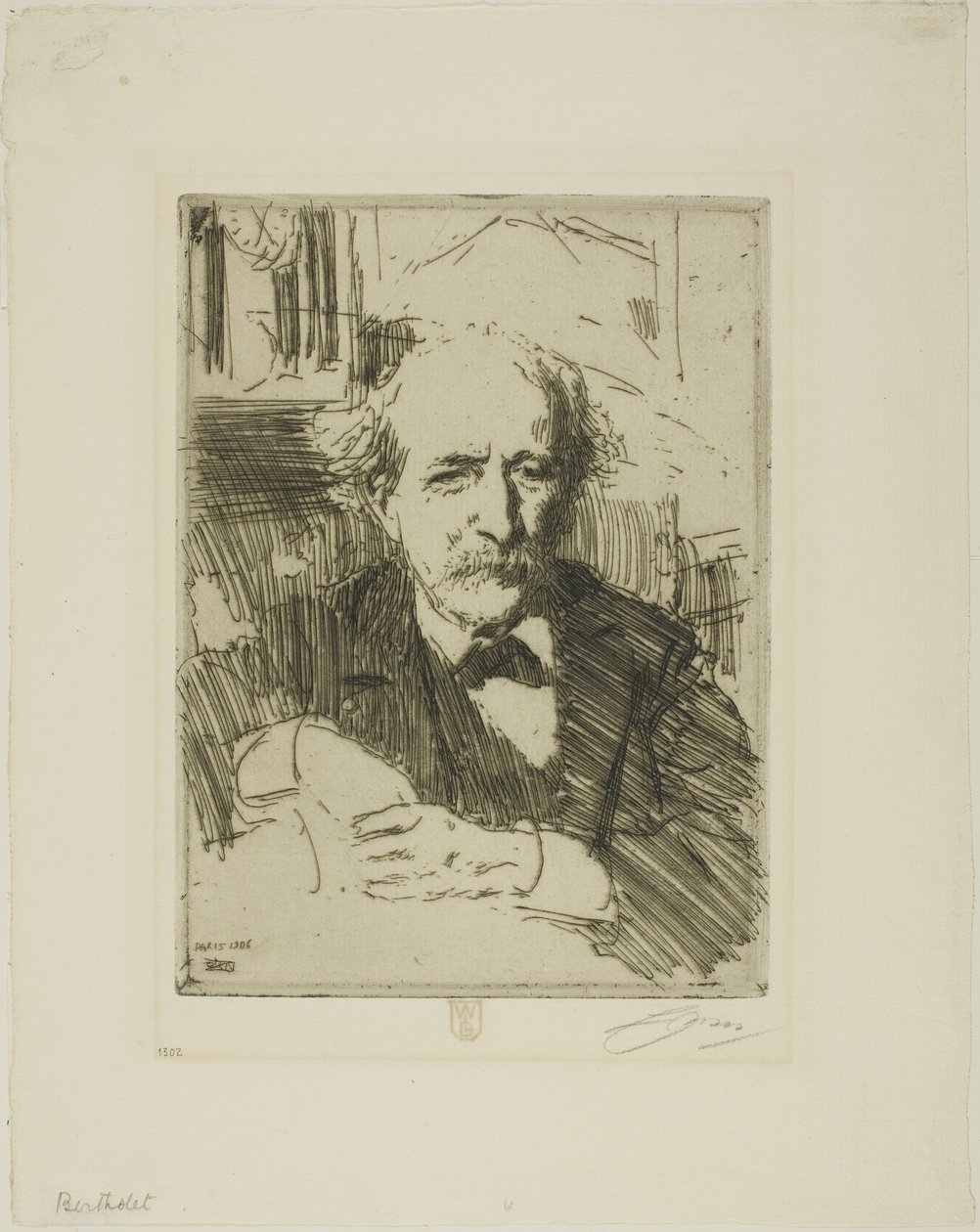 Marcellin Berthelot by Anders Leonard Zorn
