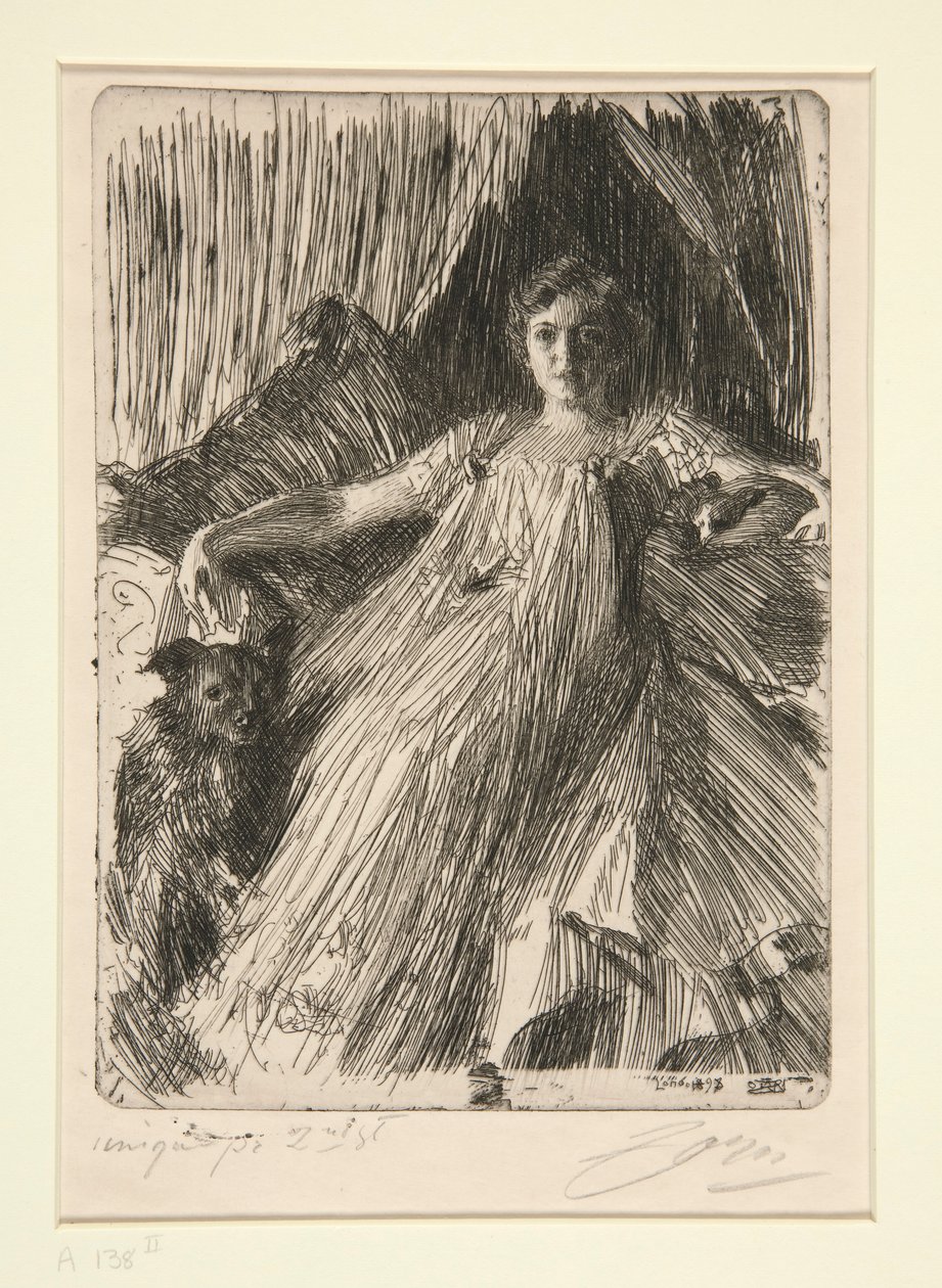 Maud Cassel (Bayan Ashley) by Anders Leonard Zorn