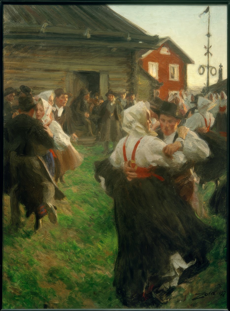 Yaz Gecesi Dansı by Anders Leonard Zorn
