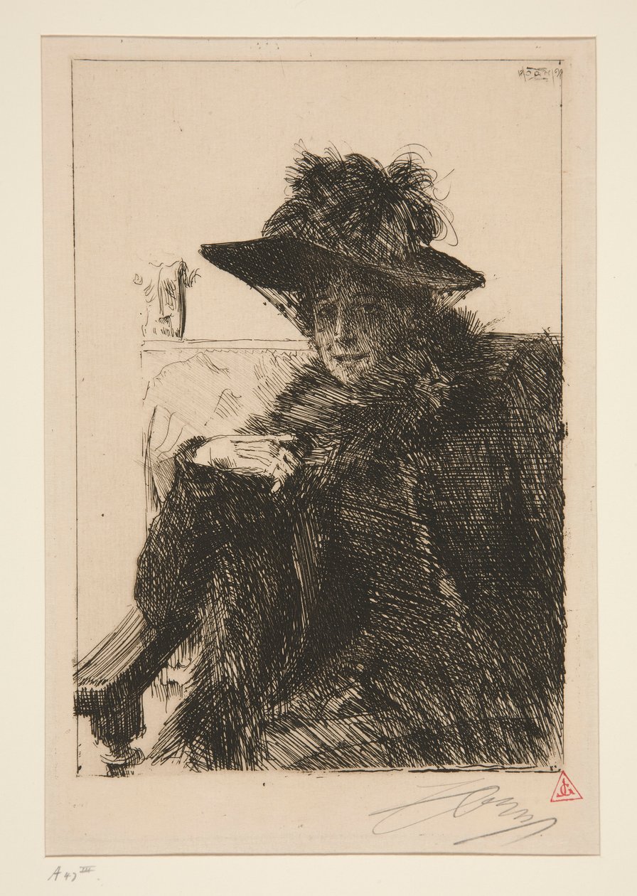 Mme. Armand Dayot by Anders Leonard Zorn