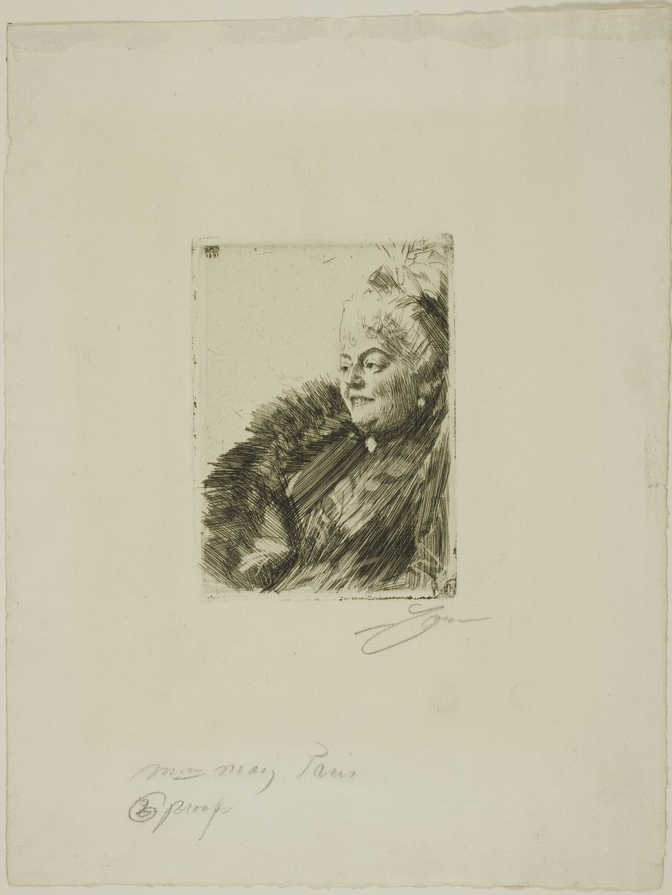 Mme Georges Mayıs II by Anders Leonard Zorn