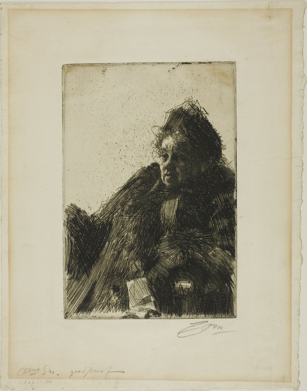 Bayan Simon II by Anders Leonard Zorn