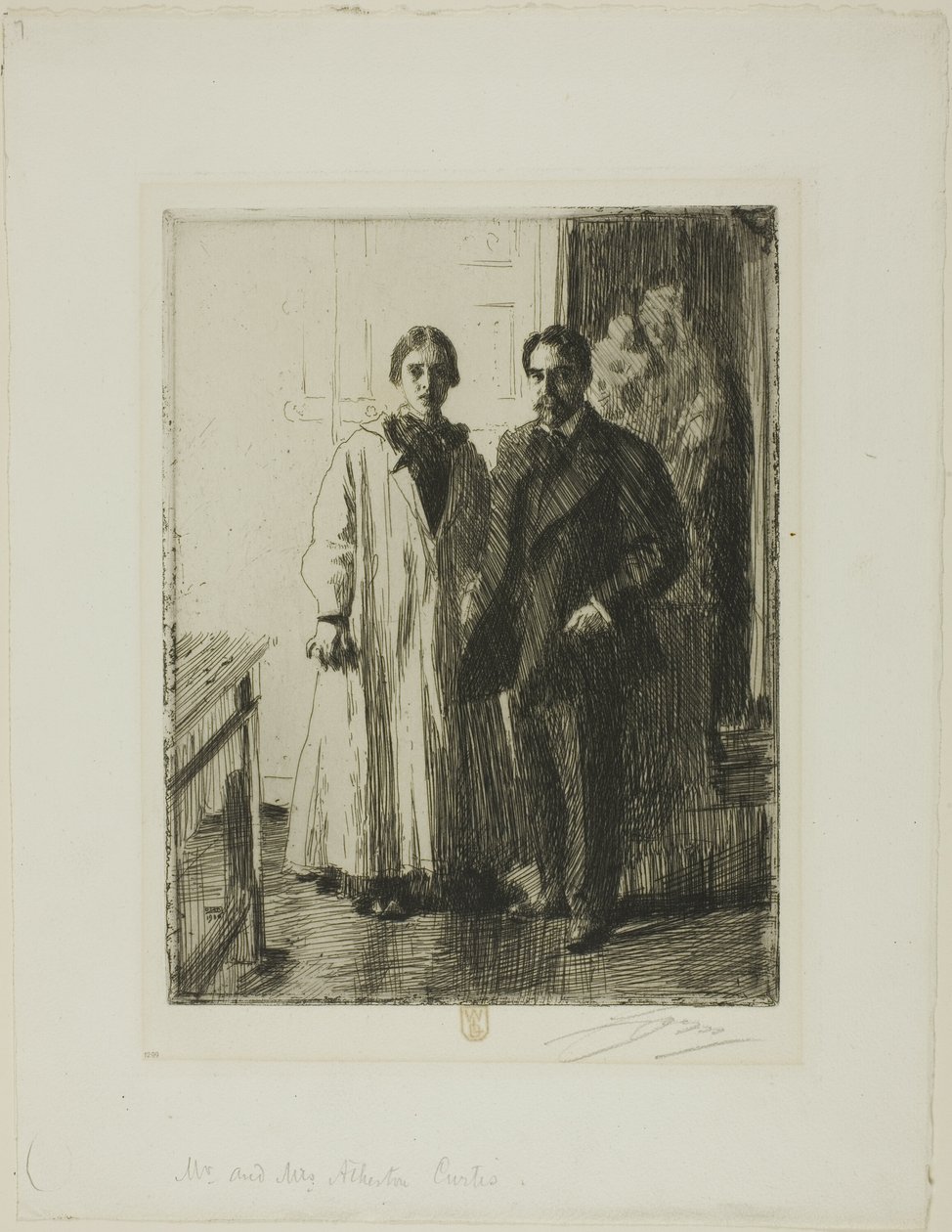 Bay ve Bayan Atherton Curtis by Anders Leonard Zorn