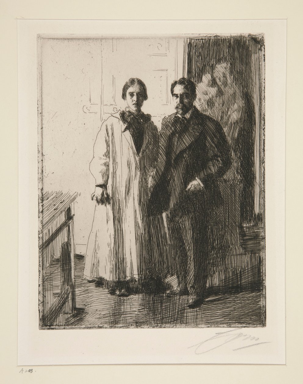 Bay ve Bayan Atherton Curtis by Anders Leonard Zorn