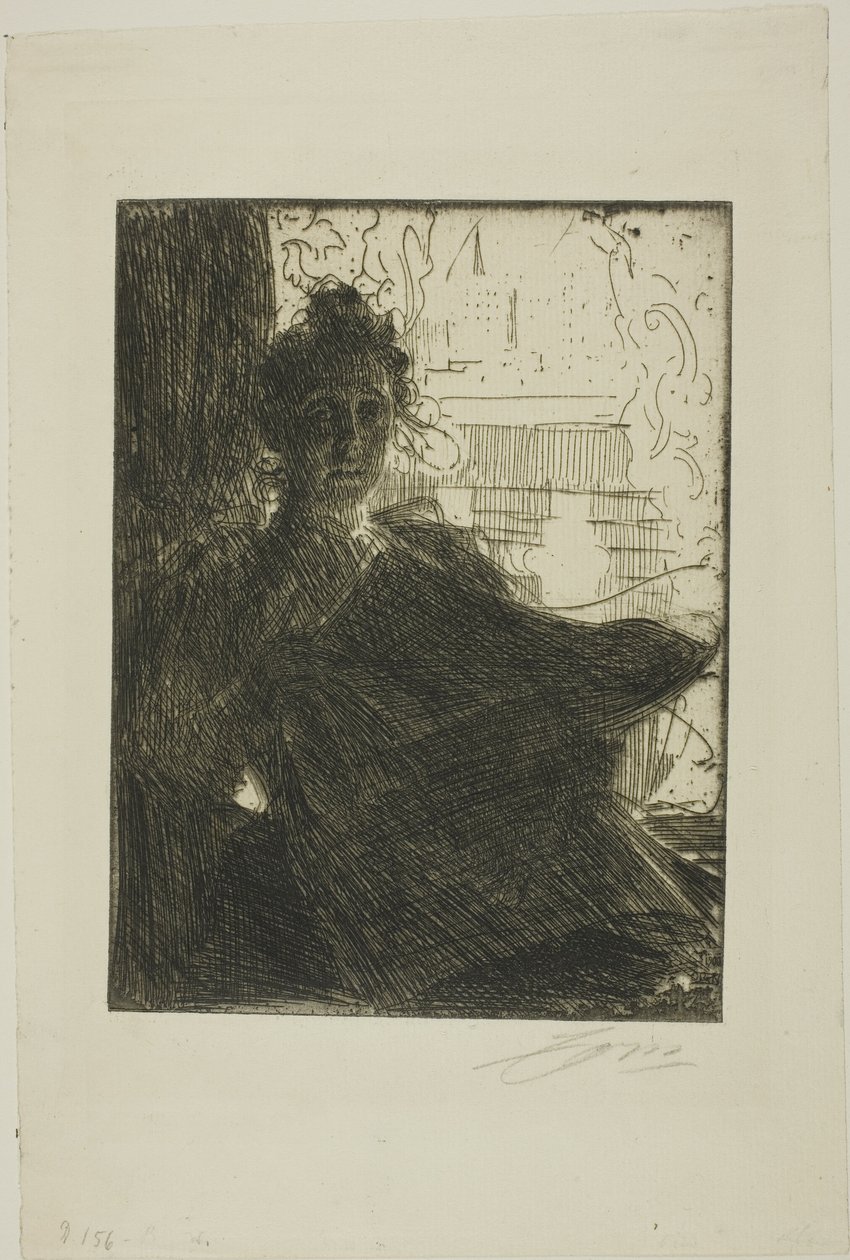 Bayan Emma Zorn by Anders Leonard Zorn
