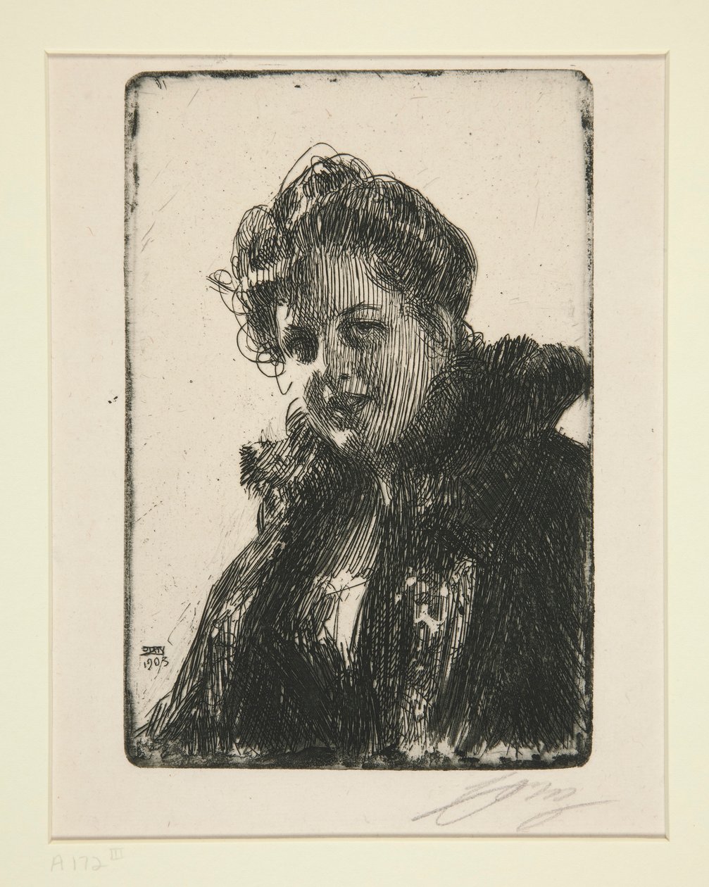 Bayan. Granberg by Anders Leonard Zorn