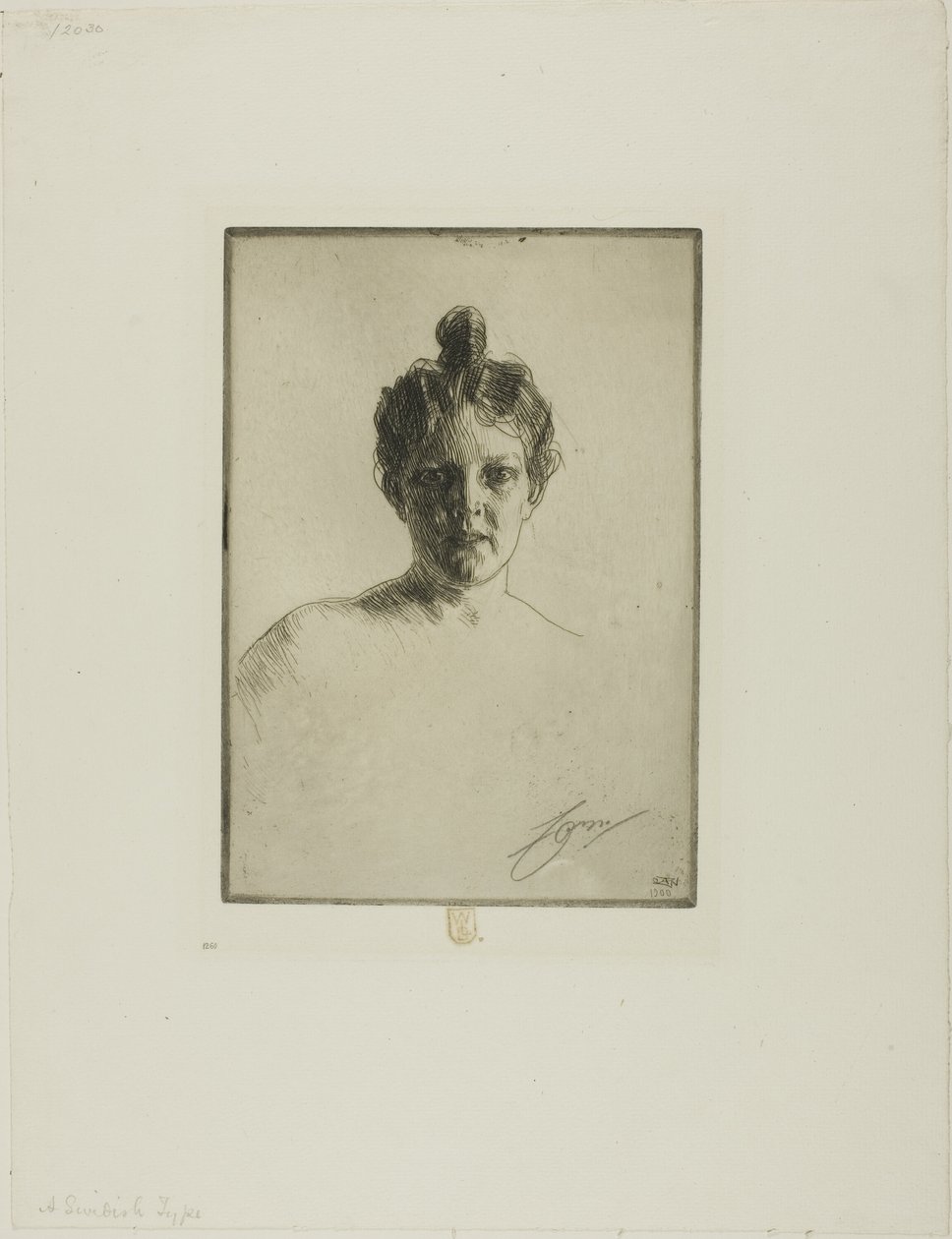 Bayan Runeberg by Anders Leonard Zorn