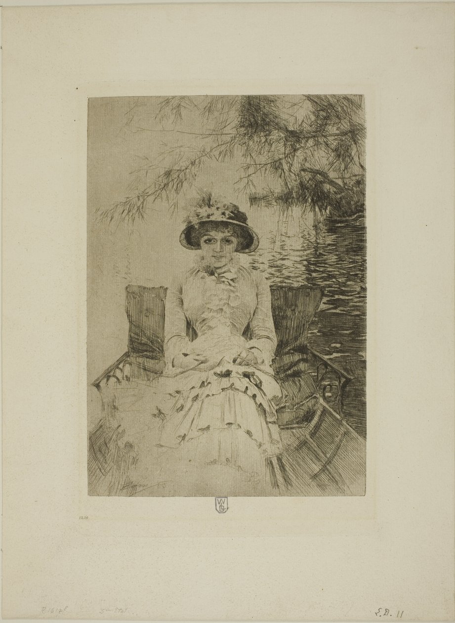 Thames üzerinde by Anders Leonard Zorn