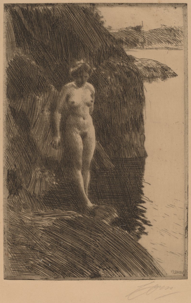 uçurum by Anders Leonard Zorn
