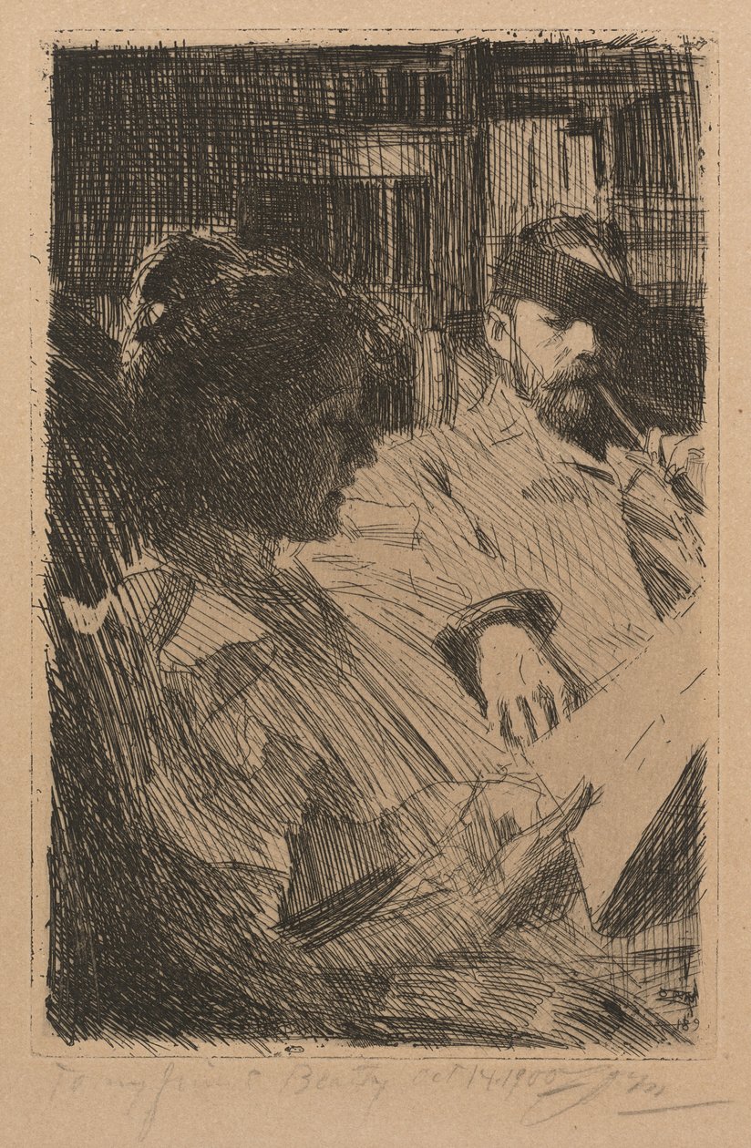 Okuma (La Lecture) by Anders Leonard Zorn