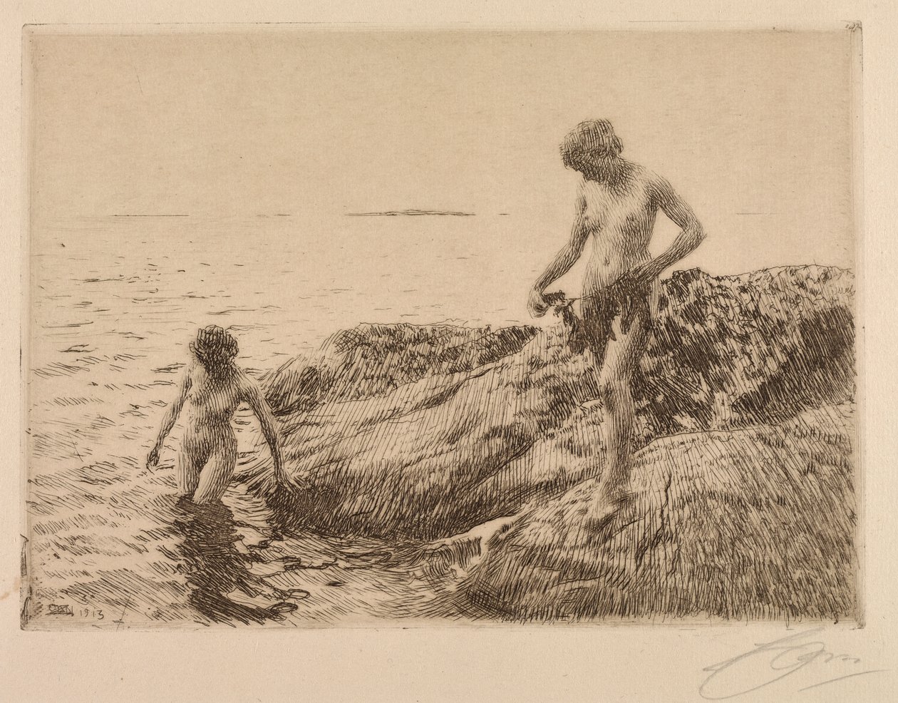 Denize Doğru Skerries by Anders Leonard Zorn