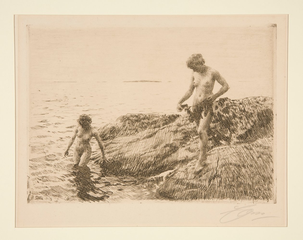 Denize Doğru Skerries by Anders Leonard Zorn