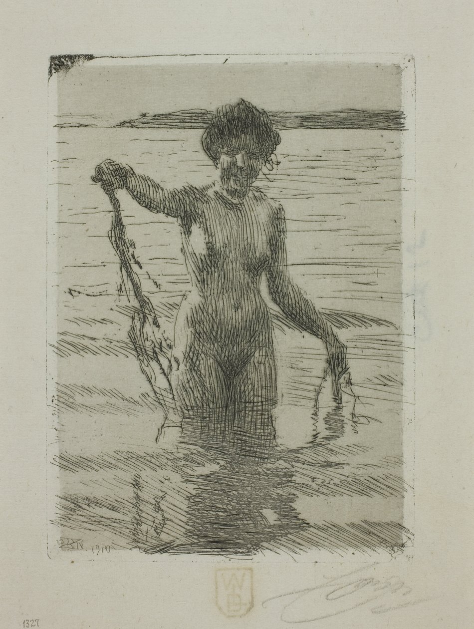 Deniz yosunu by Anders Leonard Zorn