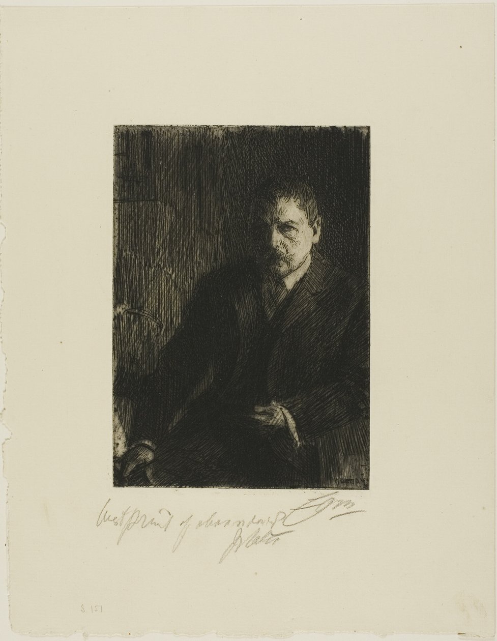 Otoportre 1904 I by Anders Leonard Zorn