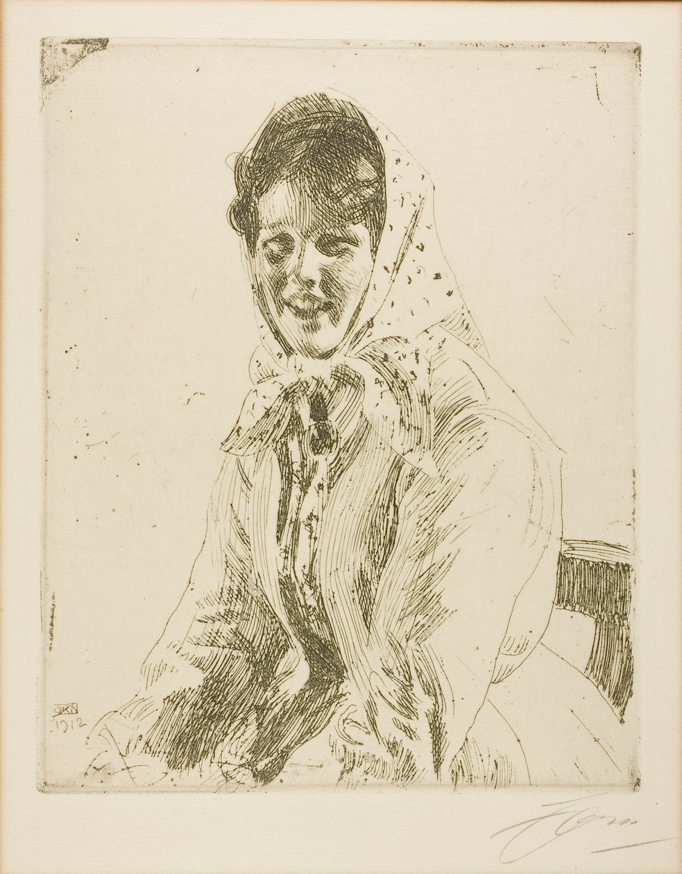 Skerikulla (Bir Skeri Kız) by Anders Leonard Zorn