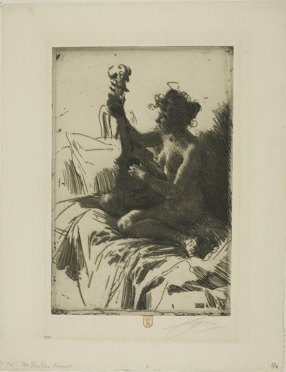 Hatıra veya Gitar by Anders Leonard Zorn