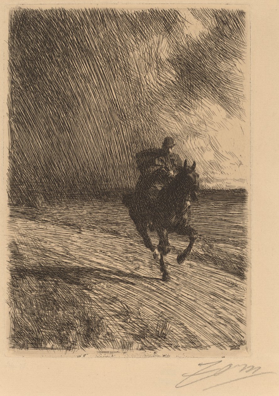 Fırtına by Anders Leonard Zorn