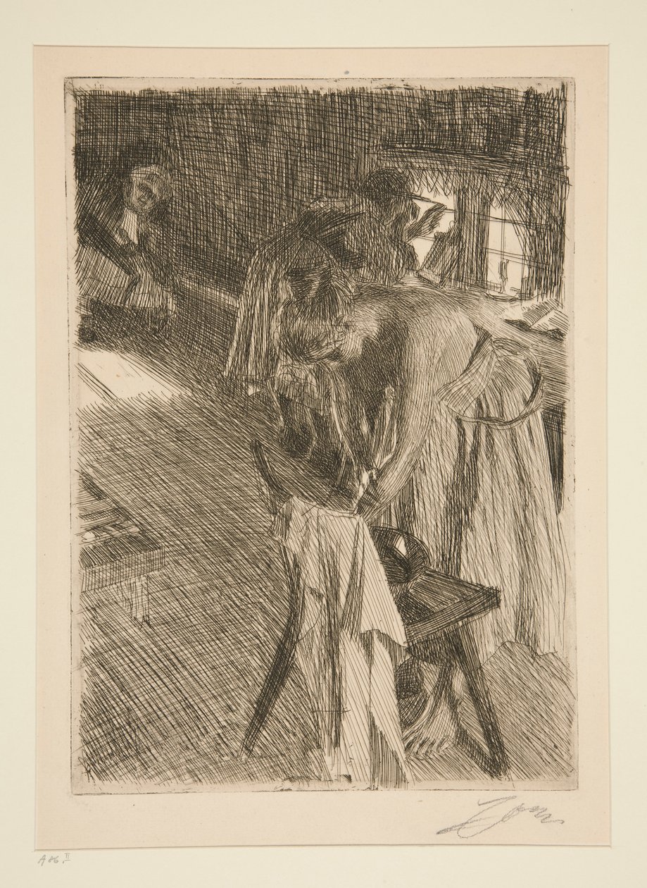 Pazar sabahı by Anders Leonard Zorn