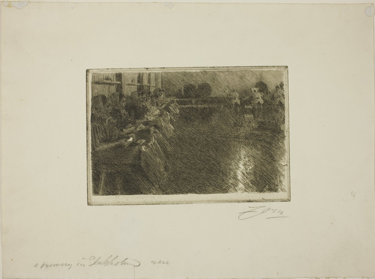 Büyük Bira Fabrikası by Anders Leonard Zorn